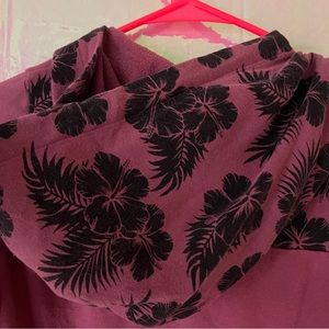 🌺PINK V.S. hibiscus flower hoodie